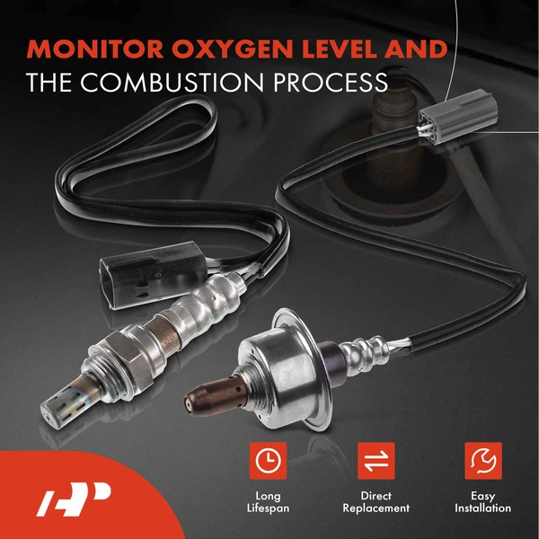 2-Pc Oxygen Sensor Upstream & Downstream 4-Pin A-Premium APOS1777