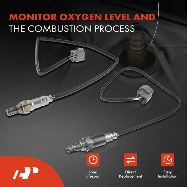 2-Pc Oxygen Sensor Upstream & Downstream 4-Pin A-Premium APOS1199