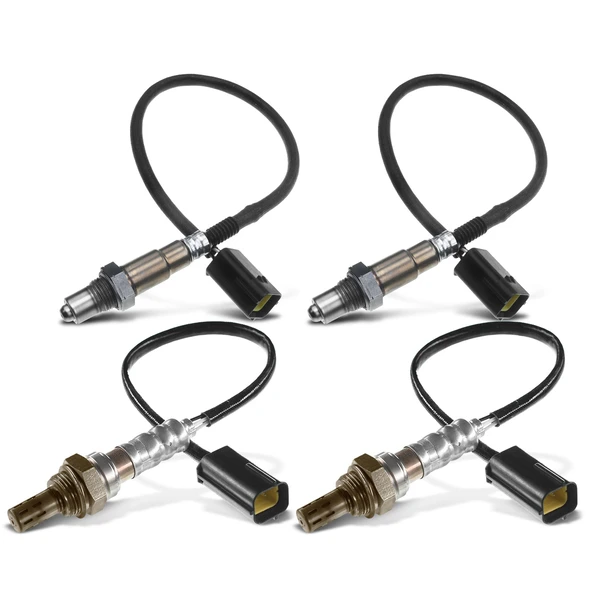 2014-2015 INFINITI QX80 4-Pc Oxygen Sensor Upstream & Downstream 5(Upstream); 4(Downstream)-Pin A-Premium APOS1803