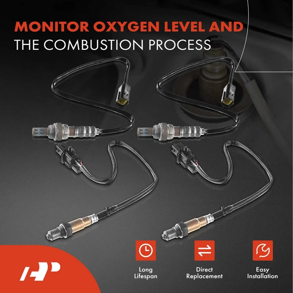 4-Pc Oxygen Sensor Upstream & Downstream 5(Upstream); 4(Downstream)-Pin A-Premium APOS1803