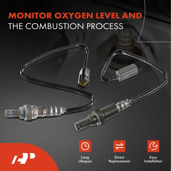 2-Pc Oxygen Sensor 4-Pin A-Premium APOS1758