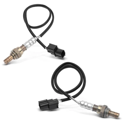 2 Pcs Downstream Front & Rear O2 Oxygen Sensor