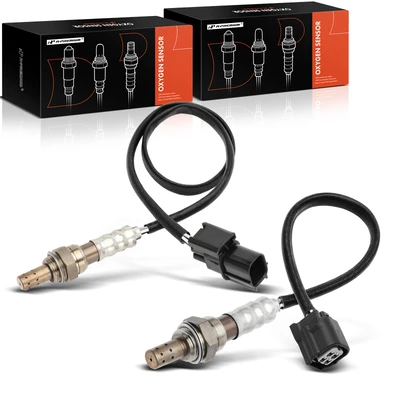 2 Pcs Downstream Front & Rear O2 Oxygen Sensor