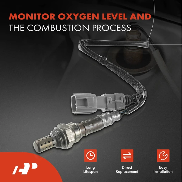 2-Pc Oxygen Sensor Downstream Front & Rear 4-Pin A-Premium APOS0906