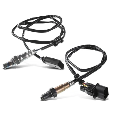 2 Pcs Upstream & Downstream O2 Oxygen Sensor