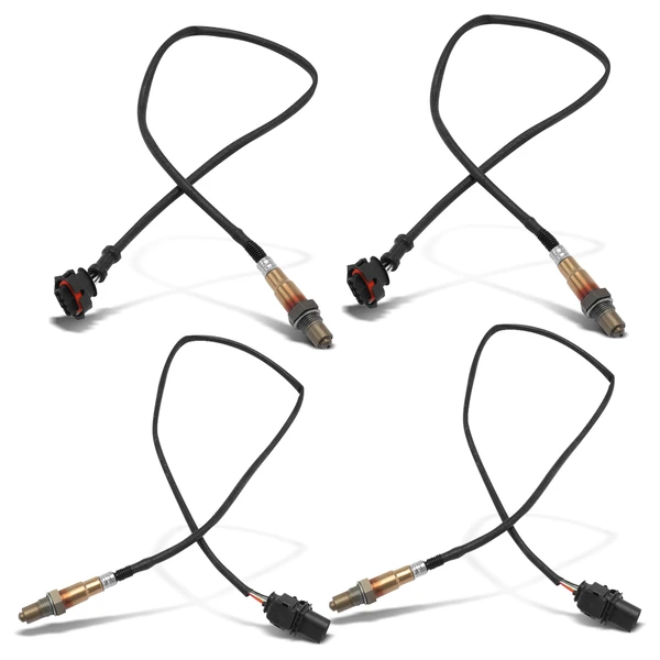 2009-2019 Porsche 911 4-Pc Oxygen Sensor Upstream & Downstream 6(Upstream); 4(Downstream)-Pin A-Premium APOS1705