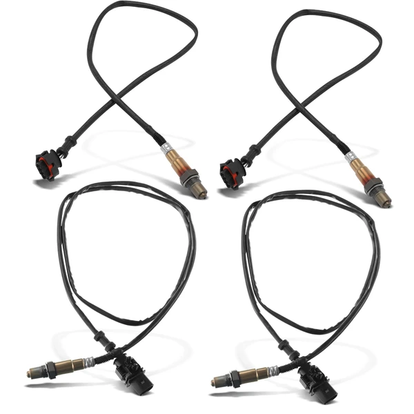 2010-2016 Porsche 911 4-Pc Oxygen Sensor Upstream & Downstream 6(Upstream); 4(Downstream)-Pin A-Premium APOS1704