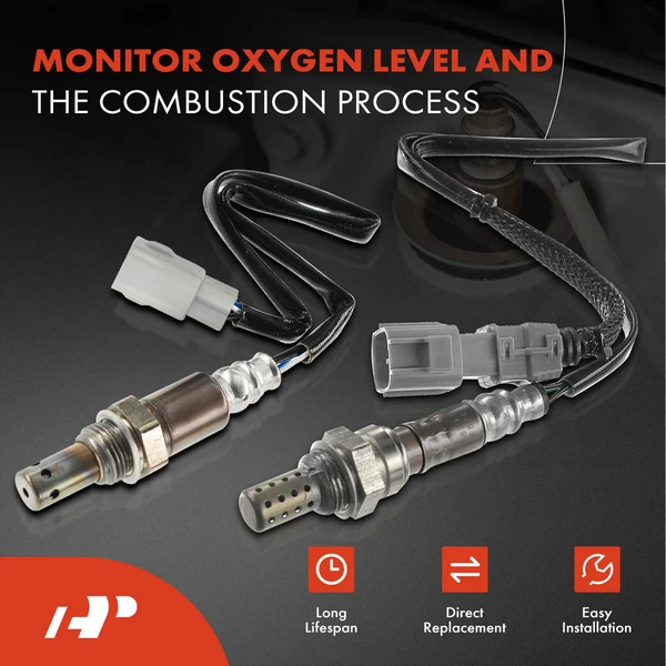 2-Pc Oxygen Sensor Upstream & Downstream 4-Pin A-Premium APOS1220