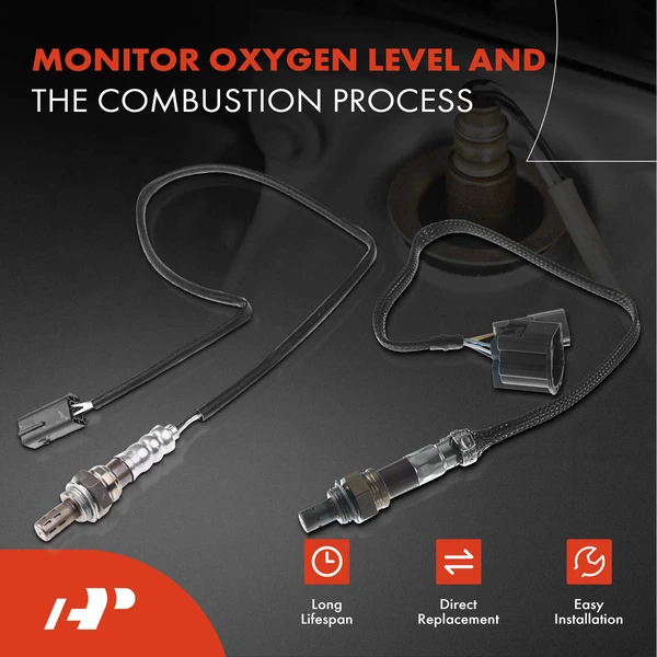 2-Pc Oxygen Sensor Upstream & Downstream 7(Upstream); 4(Downstream)-Pin A-Premium APOS1221