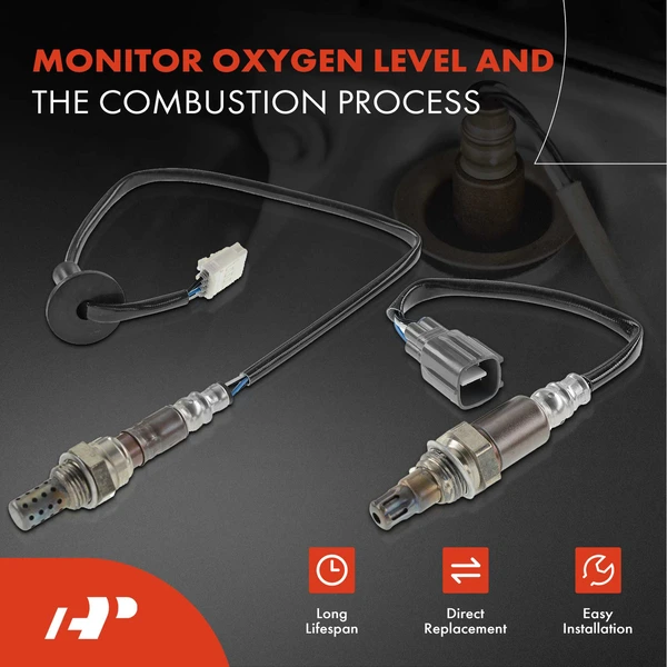 2-Pc Oxygen Sensor Upstream & Downstream 4-Pin A-Premium APOS1226