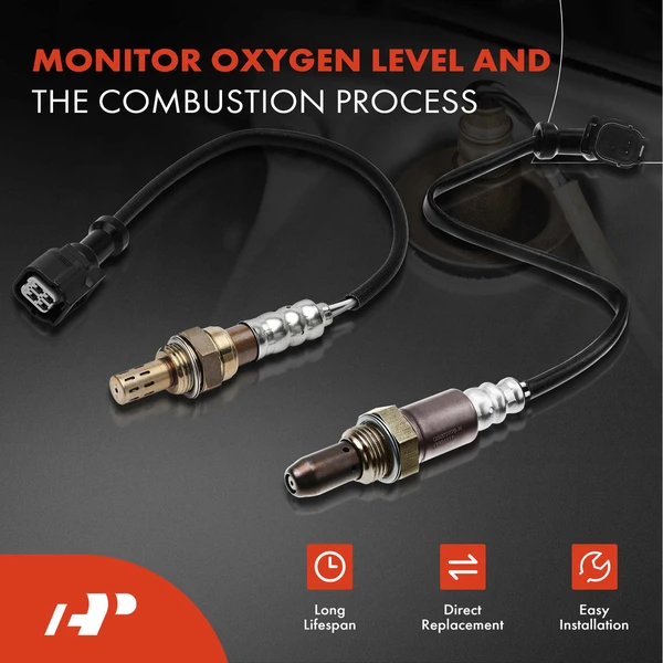 2-Pc Oxygen Sensor Upstream & Downstream 4-Pin A-Premium APOS1740