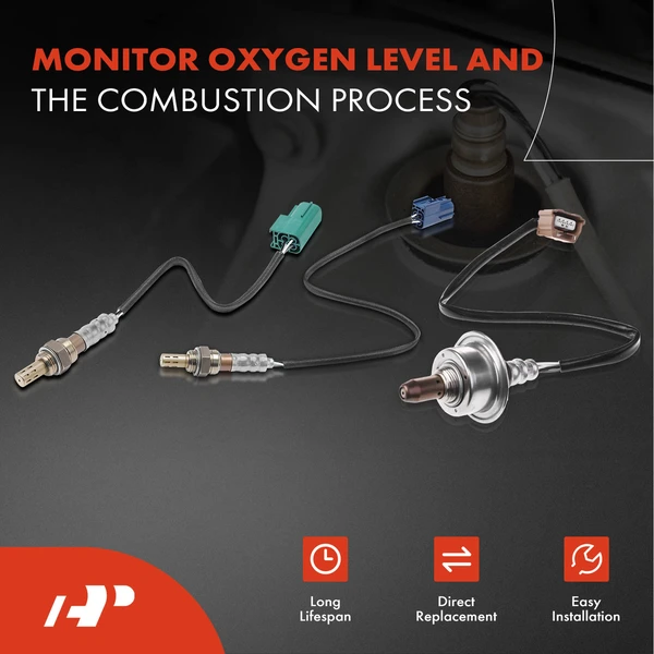 4-Pc Oxygen Sensor Upstream & Downstream 4-Pin A-Premium APOS1233