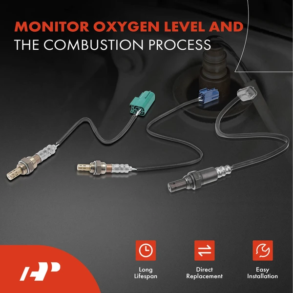 4-Pc Oxygen Sensor Upstream & Downstream 4-Pin A-Premium APOS1234