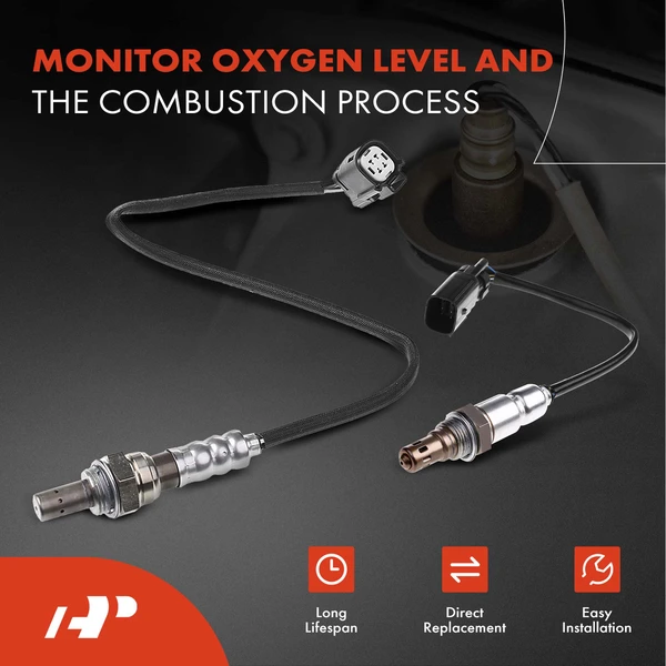 2-Pc Oxygen Sensor Upstream & Downstream 6(Upstream); 4(Downstream)-Pin A-Premium APOS1752