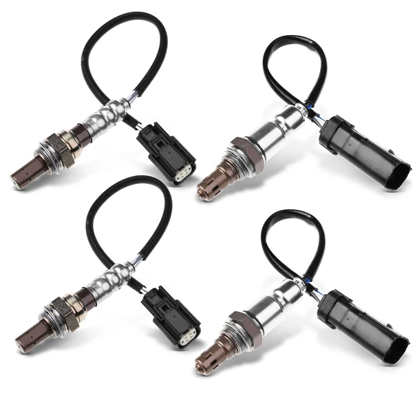 2011 Ford Explorer 4-Pc Oxygen Sensor Upstream & Downstream 6(Upstream); 4(Downstream)-Pin A-Premium APOS0918