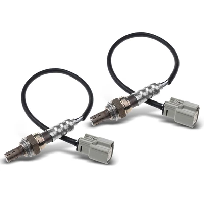 2 Pcs Upstream Front & Rear O2 Oxygen Sensor