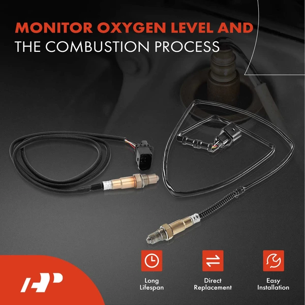 2-Pc Oxygen Sensor Upstream Driver & Passenger 6-Pin A-Premium APOS1790