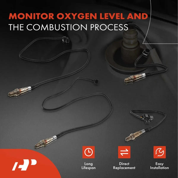 4-Pc Oxygen Sensor Upstream 6-Pin A-Premium APOS1247