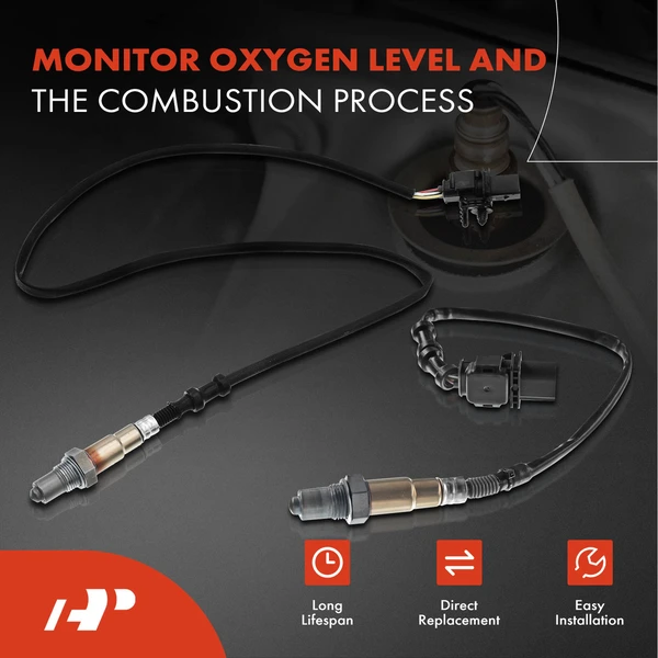 2-Pc Oxygen Sensor Upstream Driver & Passenger 6-Pin A-Premium APOS1249