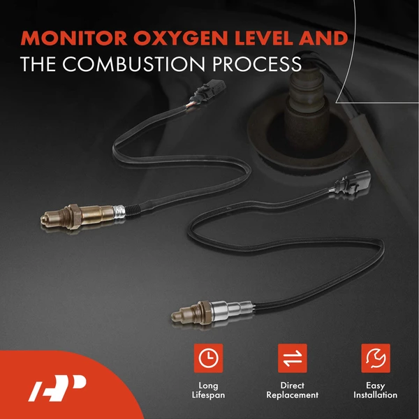 2-Pc Oxygen Sensor Upstream & Downstream 5(Upstream); 4(Downstream)-Pin A-Premium APOS1262