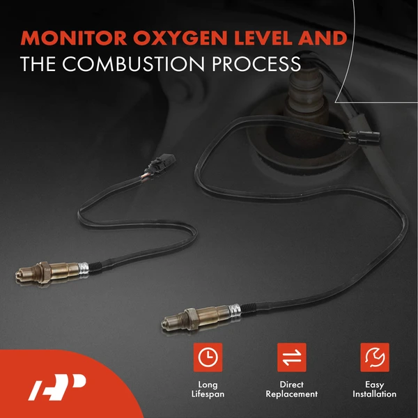 2-Pc Oxygen Sensor Upstream Driver & Passenger 5-Pin A-Premium APOS1261