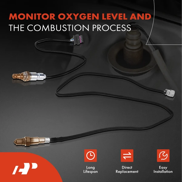 2-Pc Oxygen Sensor Upstream & Downstream 5(Upstream); 4(Downstream)-Pin A-Premium APOS1276
