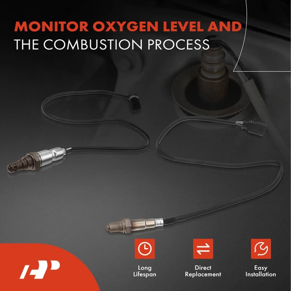 2-Pc Oxygen Sensor Upstream & Downstream 6(Upstream); 4(Downstream)-Pin A-Premium APOS1286