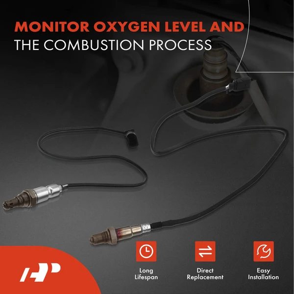 2-Pc Oxygen Sensor Upstream & Downstream 6(Upstream); 4(Downstream)-Pin A-Premium APOS1285