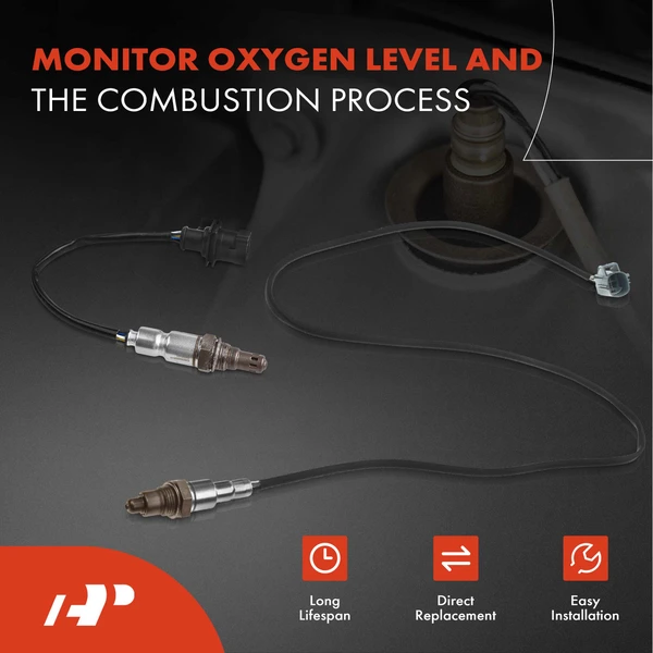 2-Pc Oxygen Sensor Upstream & Downstream 5(Upstream); 4(Downstream)-Pin A-Premium APOS1280
