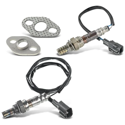 2 Pcs Upstream & Downstream O2 Oxygen Sensor