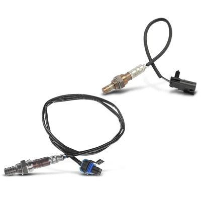 2 Pcs Upstream & Downstream O2 Oxygen Sensor
