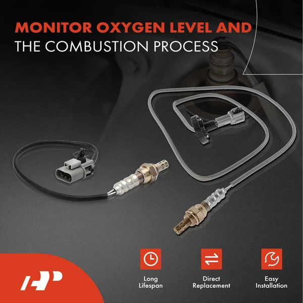 2-Pc Oxygen Sensor Upstream & Downstream 3(Upstream); 4(Downstream)-Pin A-Premium APOS0960