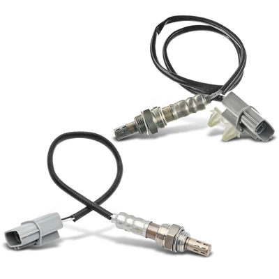 2 Pcs Upstream Front & Rear O2 Oxygen Sensor