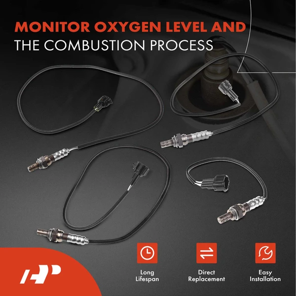 4-Pc Oxygen Sensor Upstream & Downstream 3(Upstream); 4(Downstream)-Pin A-Premium APOS1799