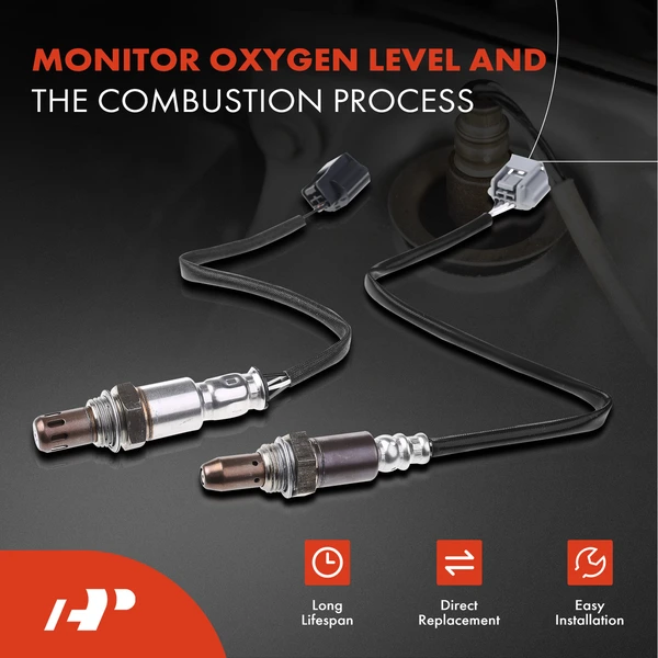 2-Pc Oxygen Sensor Upstream & Downstream 4-Pin A-Premium APOS1311