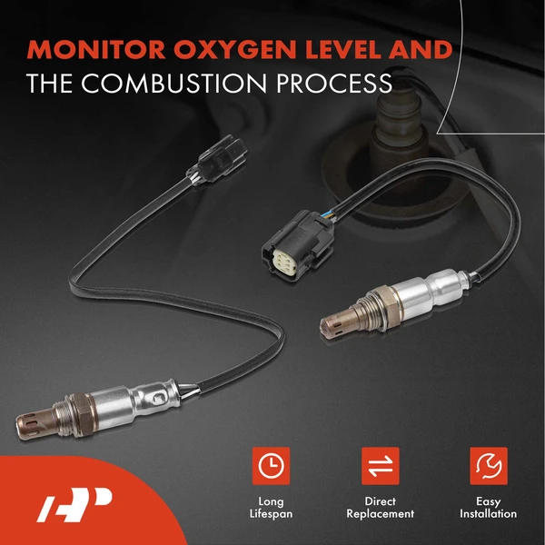 2-Pc Oxygen Sensor Upstream & Downstream 5(Upstream); 4(Downstream)-Pin A-Premium APOS1321