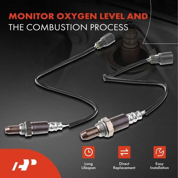 2-Pc Oxygen Sensor 4-Pin A-Premium APOS1743