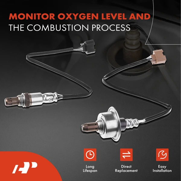 2-Pc Oxygen Sensor Upstream & Downstream 4-Pin A-Premium APOS1295