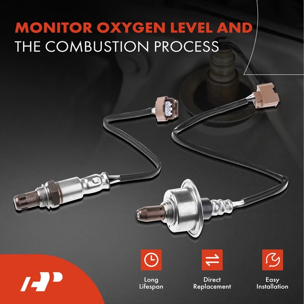 2-Pc Oxygen Sensor Upstream & Downstream 4-Pin A-Premium APOS1299