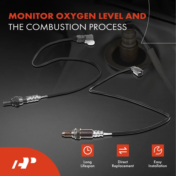 2-Pc Oxygen Sensor Upstream & Downstream Rear 4-Pin A-Premium APOS1302