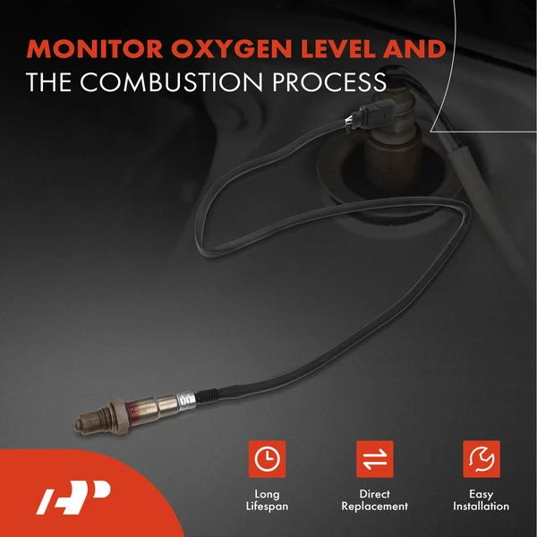 2-Pc Oxygen Sensor Downstream Driver & Passenger 4-Pin A-Premium APOS1303