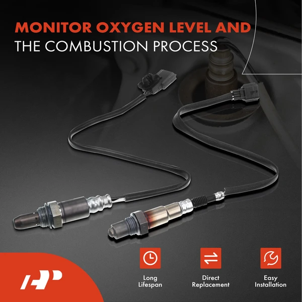 2-Pc Oxygen Sensor Upstream & Downstream 4-Pin A-Premium APOS1306