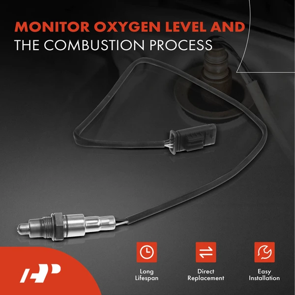 2-Pc Oxygen Sensor Downstream Driver & Passenger 4-Pin A-Premium APOS1032