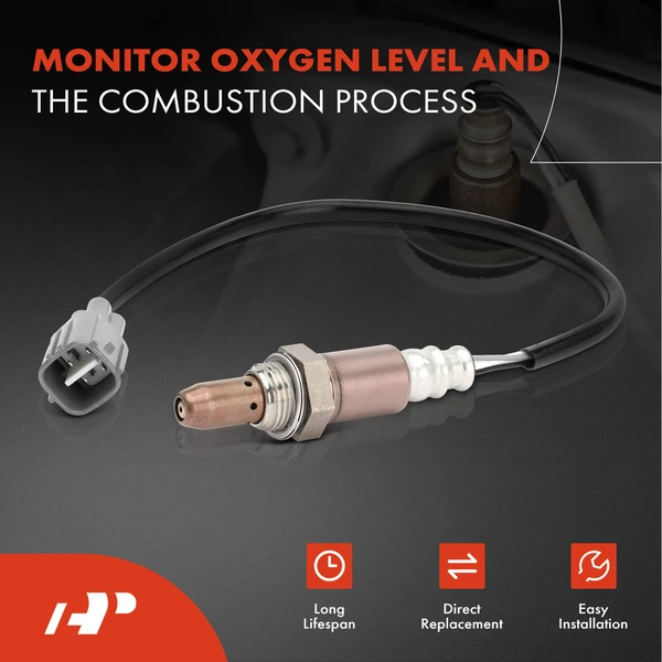 2-Pc Oxygen Sensor Upstream Front & Rear 4-Pin A-Premium APOS0934