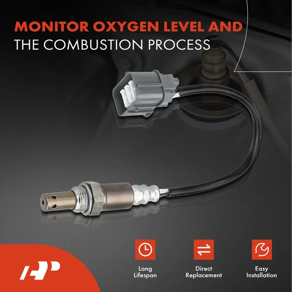 2-Pc Oxygen Sensor Upstream Driver & Passenger 4-Pin A-Premium APOS1043