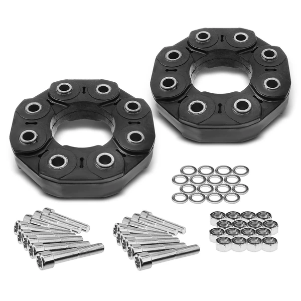 2 Pcs Front & Rear Driveshaft Coupler for 2007-2011 Mercedes-Benz E550