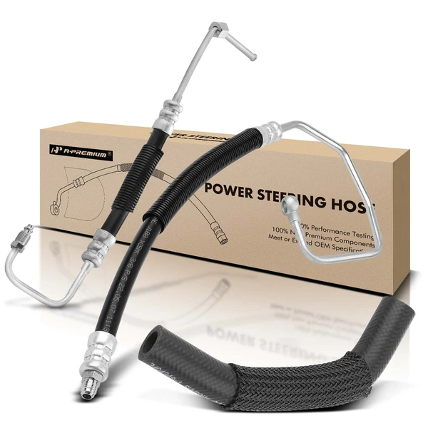 3 Pcs Power Steering Pressure & Return Hose Assembly for Kia Sportage 2001-2002 2.0L