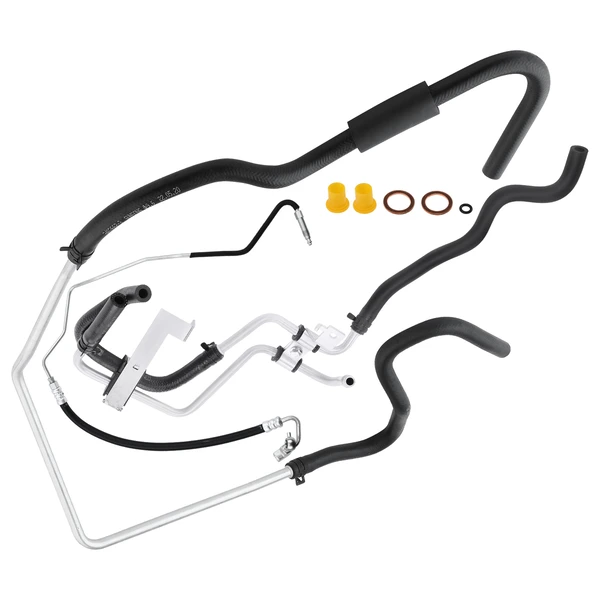 3 Pcs Power Steering Pressure & Return Hose Assembly for Infiniti G37 2012-2013 V6 3.7L