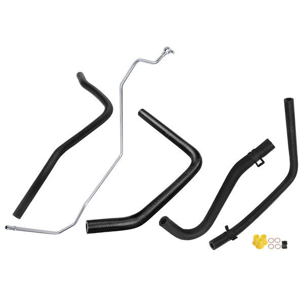 4 Pcs Power Steering Return Hose Assembly for 2012-2017 Nissan NV2500