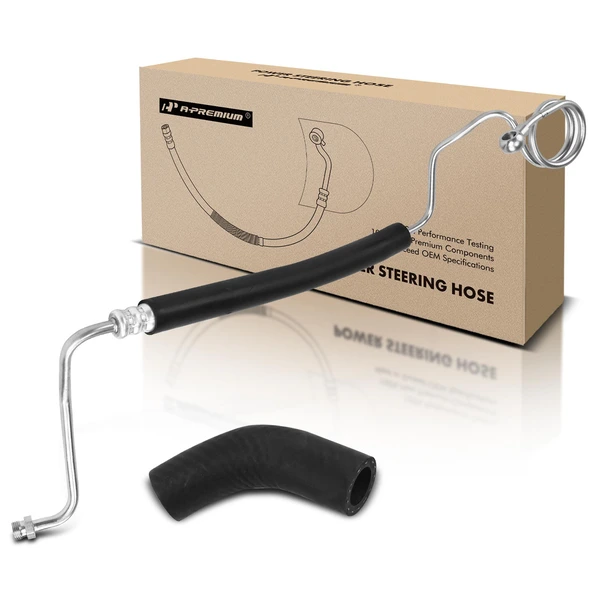 2 Pcs Power Steering Pressure & Reservoir Hose Assembly for Audi S4 00-02 A6 Quattro 02-04